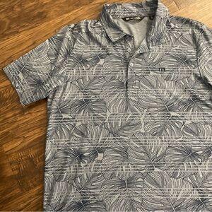 Travis Mathew Hawaiian Polo Golf Shirt Large